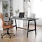 Flash Furniture Redmond 60x30 Conf Tbl w/1in. Thick Dbl Sided Laminate Tbl Top w/PVC and A-Frame Steel Bse, Gry Oak MT-M6030-LTGRY-ABF-GG - alternate 1